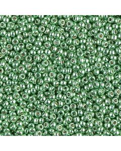 Miyuki Rocailles 11/0 4214 Duracoat® Galvanized Dark Mint Green