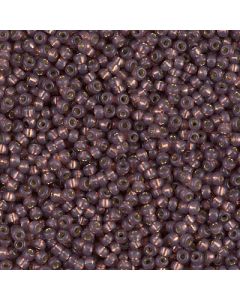 Miyuki Rocailles 11/0 4249 Duracoat® Dyed Semi-Matte Silver Lined Rose Bronze