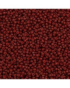 Miyuki Rocailles 11/0 4470 Duracoat® Dyed Opaque Maroon