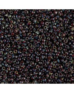 Miyuki Rocailles 11/0 4504 Transparent Garnet Picasso