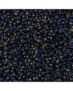 Miyuki Rocailles 11/0 4511 Black Picasso