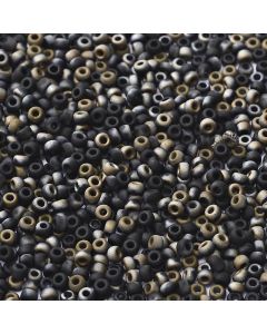 Miyuki Rocailles 11/0 4561 Black Valentinite Matted