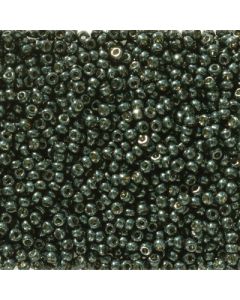 Miyuki Rocailles 11/0 5107 Duracoat® Galvanized Black Moss