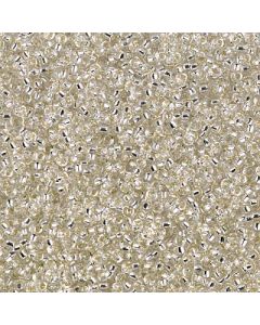 Miyuki Rocailles 15/0 0001 Silver Lined Crystal