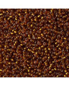 Miyuki Rocailles 15/0 0005 Silver Lined Amber