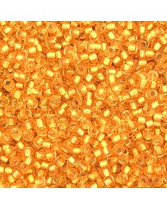 Miyuki Rocailles 15/0 0007 Silver Lined Light Orange