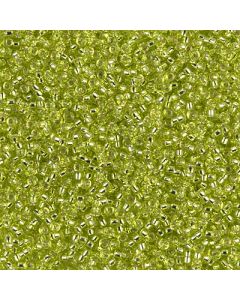Miyuki Rocailles 15/0 0014 Silver Lined Peridot