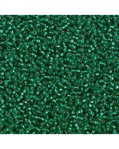 Miyuki Rocailles 15/0 0017 Silver Lined Emerald