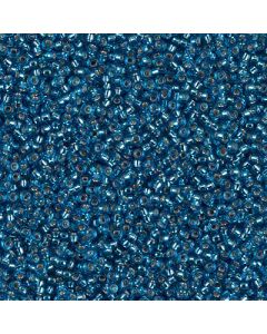 Miyuki Rocailles 15/0 0025 Silver Lined Capri Blue