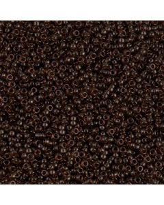 Miyuki Rocailles 15/0 0135 Transparent Dark Brown