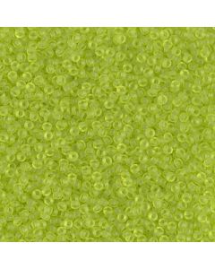 Miyuki Rocailles 15/0 0143F Matte Transparent Peridot