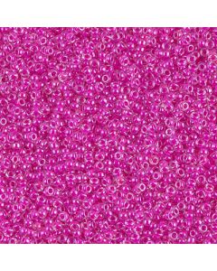 Miyuki Rocailles 15/0 0209 Fuchsia Lined Crystal