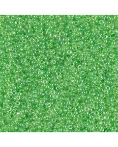 Miyuki Rocailles 15/0 0228 Light Green Lined Crystal