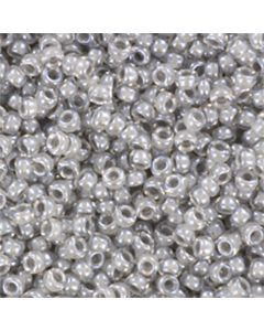 Miyuki Rocailles 15/0 0240 Fancy Inside Dyed Pearl Grey