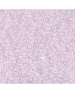 Miyuki Rocailles 15/0 0266 Inside Dyed Color Crystal Pink AB