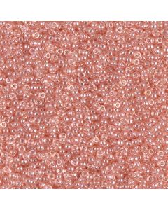 Miyuki Rocailles 15/0 0366 Transparent Pink Glazed Luster