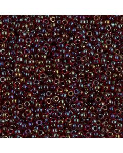 Miyuki Rocailles 15/0 0367 Inside Dyed Color Ruby Garnet