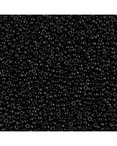 Miyuki Rocailles 15/0 0401 Opaque Black