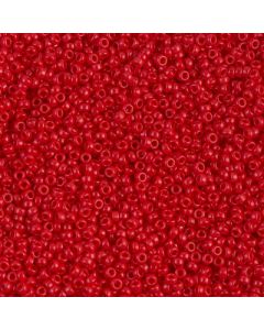 Miyuki Rocailles 15/0 0408 Opaque Red