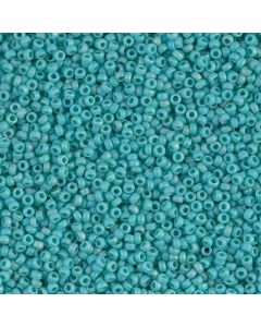 Miyuki Rocailles 15/0 0412FR Matte Opaque Turquoise AB