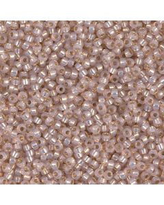 Miyuki Rocailles 15/0 0579 Blush Silver Lined Dyed Alabaster