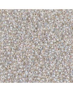 Miyuki Rocailles 15/0 1001 Silver Lined Crystal AB