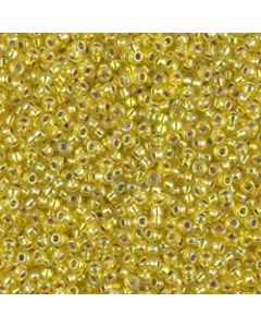 Miyuki Rocailles 15/0 1006 Silver Lined Yellow AB
