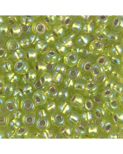 Miyuki Rocailles 15/0 1014 Silver Lined Chartreuse AB