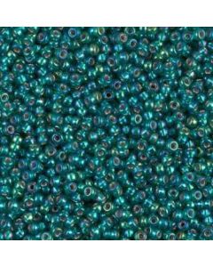 Miyuki Rocailles 15/0 1017 Silver Lined Emerald AB
