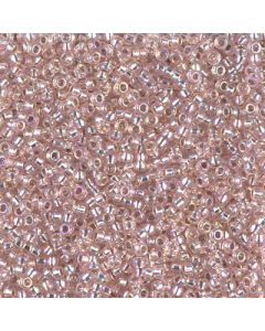 Miyuki Rocailles 15/0 1023 Silver Lined Light Blush