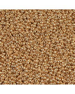 Miyuki Rocailles 15/0 1053 Galvanized Bright Gold