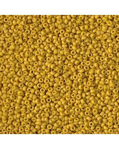 Miyuki Rocailles 15/0 1233 Matte Opaque Mustard