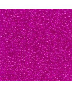 Miyuki Rocailles 15/0 1310 Transparent Dyed Fuchsia