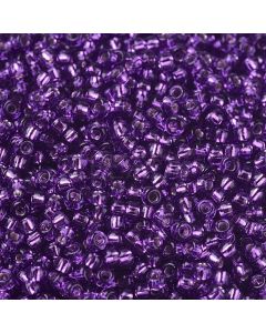 Miyuki Rocailles 15/0 1345 Silver Lined Magenta