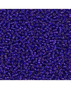 Miyuki Rocailles 15/0 1427 Silver Lined Dyed Violet