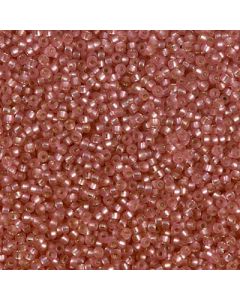 Miyuki Rocailles 15/0 1627 Semi Matte Silver Lined Dark Rose