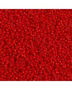 Miyuki Rocailles 15/0 1684 Dyed Opaque Red