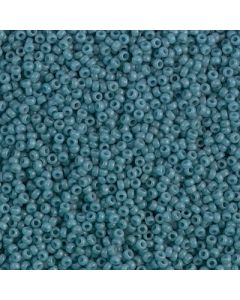 Miyuki Rocailles 15/0 1685 Matte Opaque Dyed Blue Grey