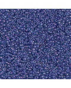 Miyuki Rocailles 15/0 1827 Inside Dyed Color Blue Purple