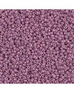 Miyuki Rocailles 15/0 1867 Opaque Pink Mauve Luster