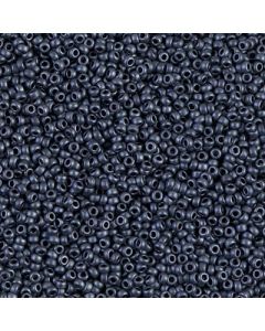 Miyuki Rocailles 15/0 2001 Metallic Matte Dark Blue Grey