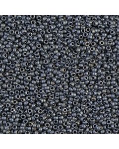 Miyuki Rocailles 15/0 2002 Matte Metallic Grey
