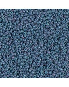 Miyuki Rocailles 15/0 2030 Matte Light Grey Blue