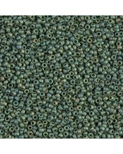 Miyuki Rocailles 15/0 2031 Matte Leaf Green