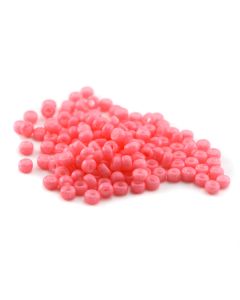 Miyuki Rocailles 15/0 2045 Matte Opaque Dyed Bright Pink Orange