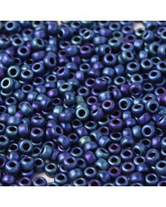 Miyuki Rocailles 15/0 2070 Matte Metallic Peacock Iris