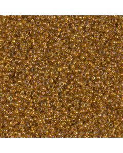 Miyuki Rocailles 15/0 2196 Lined Topaz AB