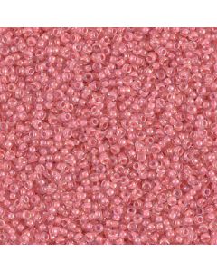 Miyuki Rocailles 15/0 2200 Lined Rose Pink AB