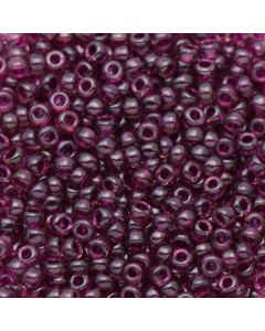 Miyuki Rocailles 15/0 2236 Transparent Raspberry Lustre