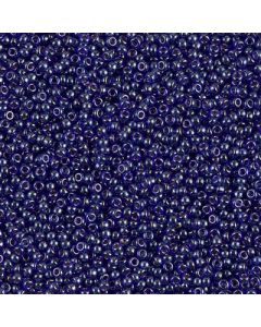 Miyuki Rocailles 15/0 2244 Inside Dyed Color Dark Navy Blue
